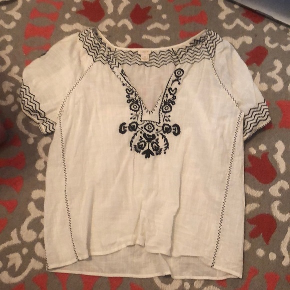 J. Crew embroidered blouse - Picture 3 of 3